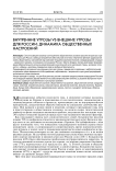 Внутренние угрозы vs внешние угрозы для России: динамика общественных настроений
