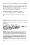 Гражданско-государственная идентичность выпускников российских вузов за рубежом как фактор сохранения их культурной идентичности