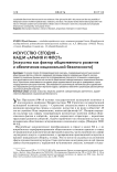 Искусство сегодня - наши «армия и флот» (искусство как фактор общественного развития и обеспечения национальной безопасности)