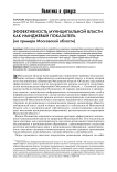 Эффективность муниципальной власти как имиджевый показатель (на примере Московской области)