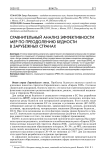 Сравнительный анализ эффективности мер по преодолению бедности в зарубежных странах