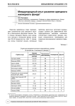 Международный опыт развития арендного жилищного фонда