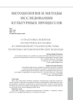 О трактовке понятия "культурное наследие" в современной гуманитаристике: теоретико-методологические подходы