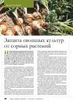 Защита овощных культур от сорных растений