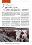 Денис Глазырин: « Строим ферму по европейскому образцу»