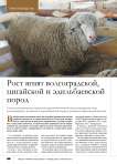 Рост ягнят волгоградской, цигайской и эдильбаевской пород