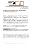 Representaciones Sociales sobre las Vacunas y la Vacunación frente al COVID 19