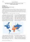 The problem of fresh water as structural factor of the world economy