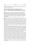 Массовые протесты в Иране в 2017-2019 гг.: причины, ход событий и итоги