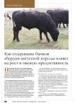 Как содержание бычков абердин-ангусской породы влияет на рост и мясную продуктивность