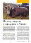 Мясные рекорды и парадоксы в России