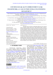 Continuous quality improvement (CQI) framework: a case of industrial engineering department