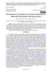 Field dependence / field independence as a factor of financial decision making with varying degrees of risk among students