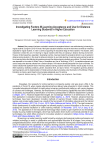 Investigating factors m-learning acceptance and use for distance learning students in higher education