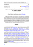 Comparison of Compulsory Education of the Republic of Croatia and the Republic of Slovenia