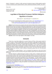 Legal Basis of Educational Processes of Artificial Intelligence Algorithms in E-tourism