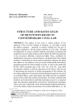 Structure and ratio legis of retention right in contemporary civil law