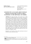Lessons we can learn about human rights after the COVID-19 virus pandemic in the Republic of Serbia