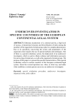Undercover investigator in specific countries of the European continental legal system