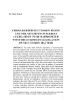Cross-border succession issues and the attempts of Serbian legislation to be harmonized with the European legislation on succession matters