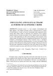 Smuggling and illegal trade as forms of economic crime