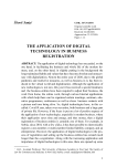 The application of digital technology in business registration