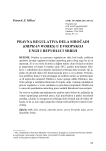 Legal regulation of the European works in European Union and Republic of Serbia