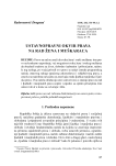 A legal framework of the right to work for men and women