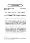 Money laundering: The offense against the economy and a contemporary global phenomenon