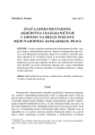 The importance of documentary credentials and delimitation in relation to other activities of international banking law