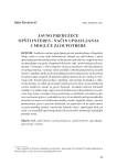 Javno preduzeće opšti interes - način upravljanja i moguće zloupotrebe