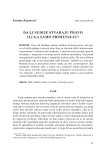 Da li sudije stvaraju pravo ili ga samo primenjuju?