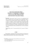 Socijalnopatološke pojave u porodici i njihov uticaj na delinkventno ponašanje maloletnika