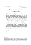 Zaštita životne sredine - krivičnopravni aspekt