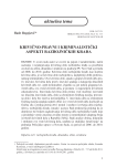 Krivično-pravni i kriminalistički aspekti razbojničkih krađa