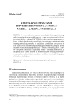 Arbitražno rešavanje privrednih sporova u svetlu model - zakona UNCITRAL-a