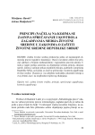 Principi (načela) na kojima se zasniva sprečavanje i kontrola zagađivanja medija životne sredine u zakonima o zaštiti životne sredine Republike Srbije