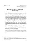 Korupcija u policiji Srbije - aktuelno stanje