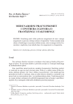 Međunarodni pravni promet i upotreba ugovora o franšizingu i faktoringu