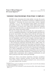 Nosioci ekonomske politike u državi