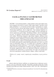 Uloga znanja u savremenoj organizaciji