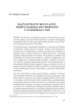 Development of legal regulation for securities markets in European Union