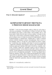 Komplementarnost tretmana u procesu resocijalizacije