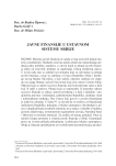 Public finances in constitutional system of Serbia