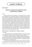 Mogući koncept restitucije u Republici Srbiji