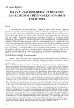 Banke kao privredni subjekti u savremenim tržišno-ekonomskim uslovima