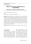 Impact of digital marketing on customers