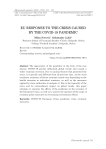 EU response to the crisis caused by the COVID-19 pandemic