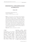 Democracy, neoliberalism and the alternative