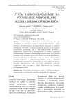 Uticaj harmonizacije MSFI na finansijske performanse malih i srednjih preduzeća